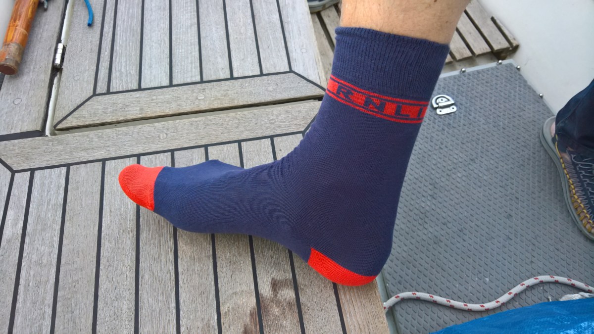Mit RNLI-Socken weiter gen&nbsp;Norden