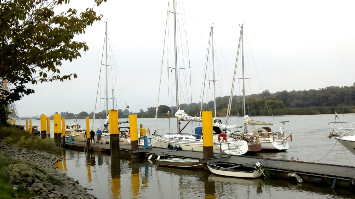 In die Hunte zum Stadthafen&nbsp;Elsfleth