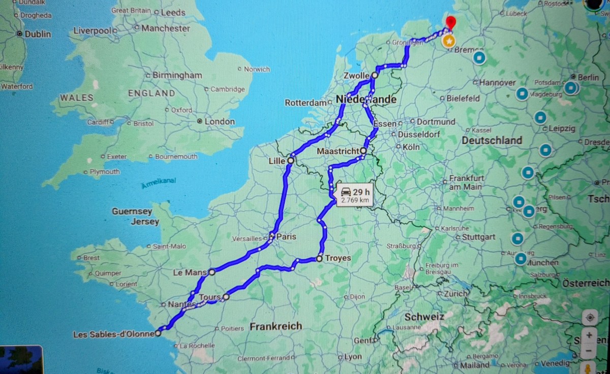 Les Sables de Olonne: Der Trip klingt&nbsp;nach