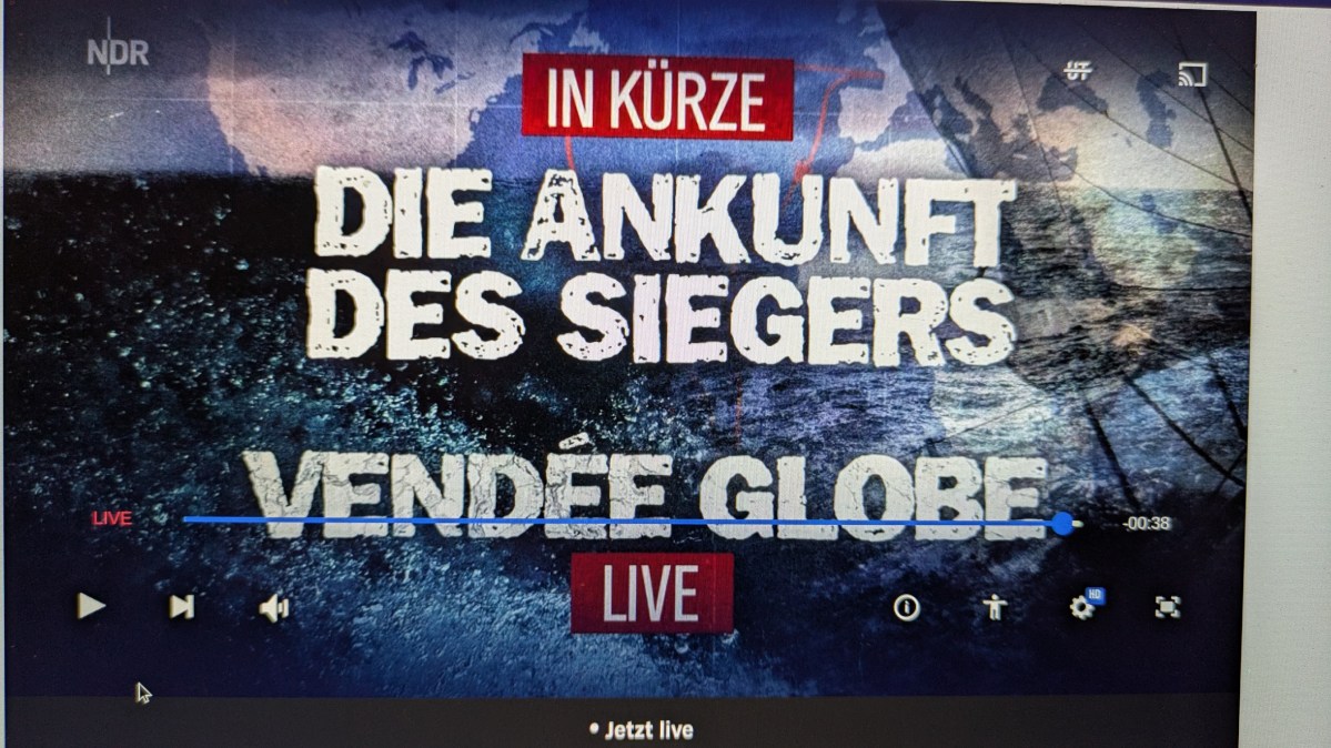 Warum ist da Licht unter der Bettdecke ? Achso -Vendee&nbsp;Globe